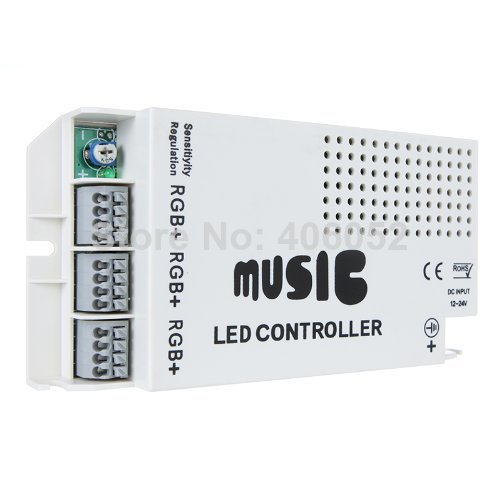 100set/lot led music controller dc12-24v 24key ir remote controller wireless led music sound control for rgb led strips
