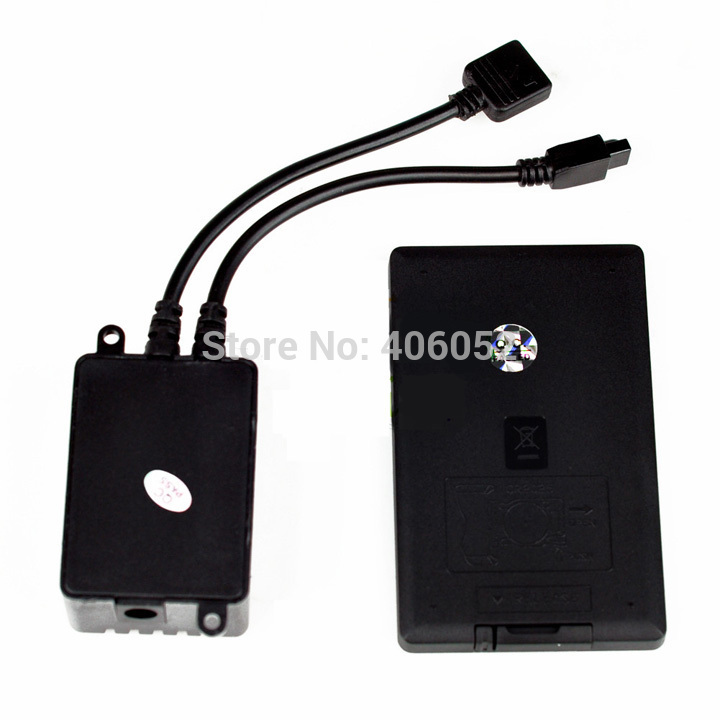 10set/lot music ir controller 20key remote sound sensor for 3528 5050 rgb led strip black