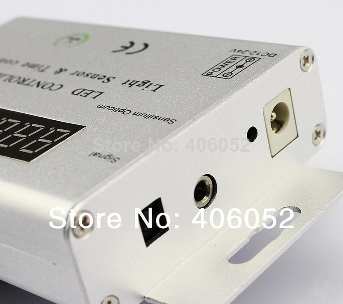12-24v intelligent light sensor and time programmable control led controller for single color led strip