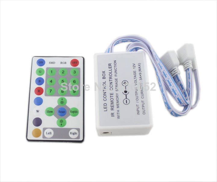4set/lot dream color led controller 25 key 5v/12v 27a ir remote control