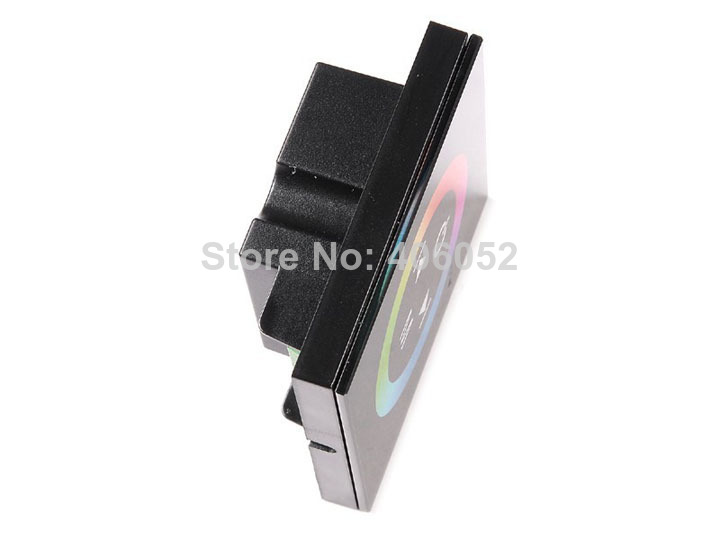 led rgb touch panel controller dimmer wall switch ring 12v 24v 12a for led strip