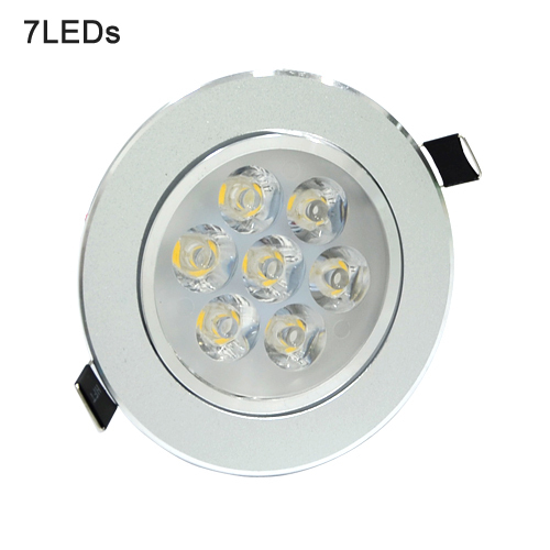 1pcs 9w 15w 21w ac85v-265v led downlight chandelier recessed led ceiling lamp bulb spotlight with led driver for home lighting