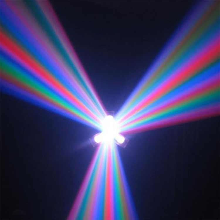 eyourlife new 2015#triple flex dmx 72 leds scanner dj light rgb rotating club stage effect lighting