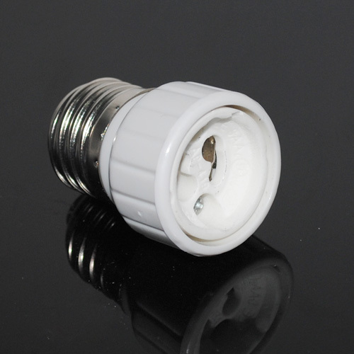 foxanon brand e27 to gu10 lamp holder adapter converter white bulb base converter led light lamp adapter screw socket 1pcs/lot