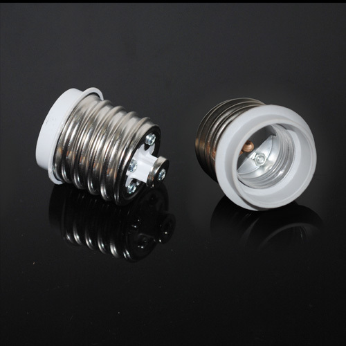 foxanon brand e40 to e27 base led halogen light lamp bulbs socket adapter converter e40-e27 lamp holder converter 10pcs/lot