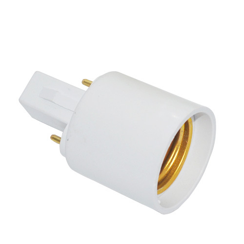 foxanon brand g24 to e27 socket base led halogen cfl light bulb lamp adapter converter holder 1pcs/lot