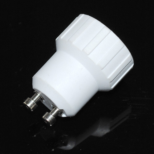 foxanon brand gu10 to e14 adapter converter led halogen cfl light bulb lamp adapter gu10-e14 converter 1pcs/lot