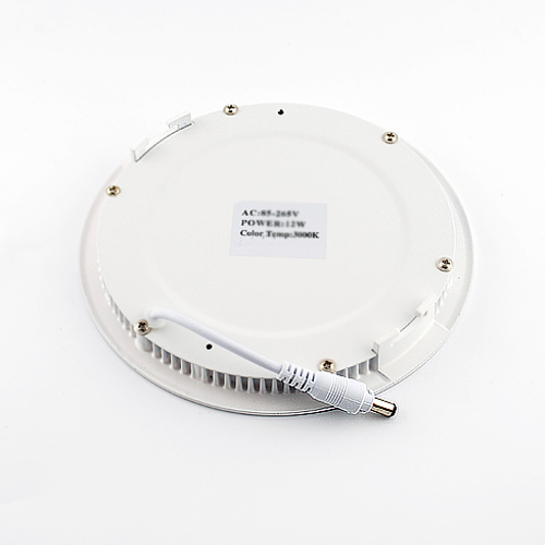 ultra thin design 12w led ceiling recessed downlight / round panel light, 155mm hole, 10pc/lot