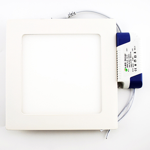 ultra thin design 12w led ceiling recessed grid downlight / square panel light 170mm, 4pc/lot