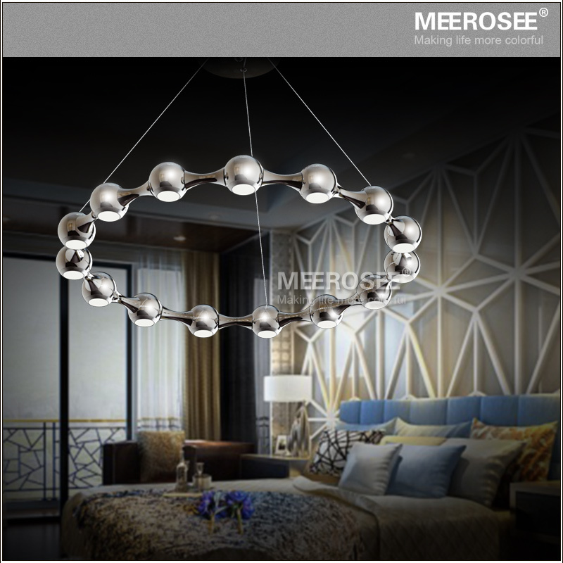 15 lights led ring chandelier light fixture modern led lustre hanging lamp suspension drop light 27w