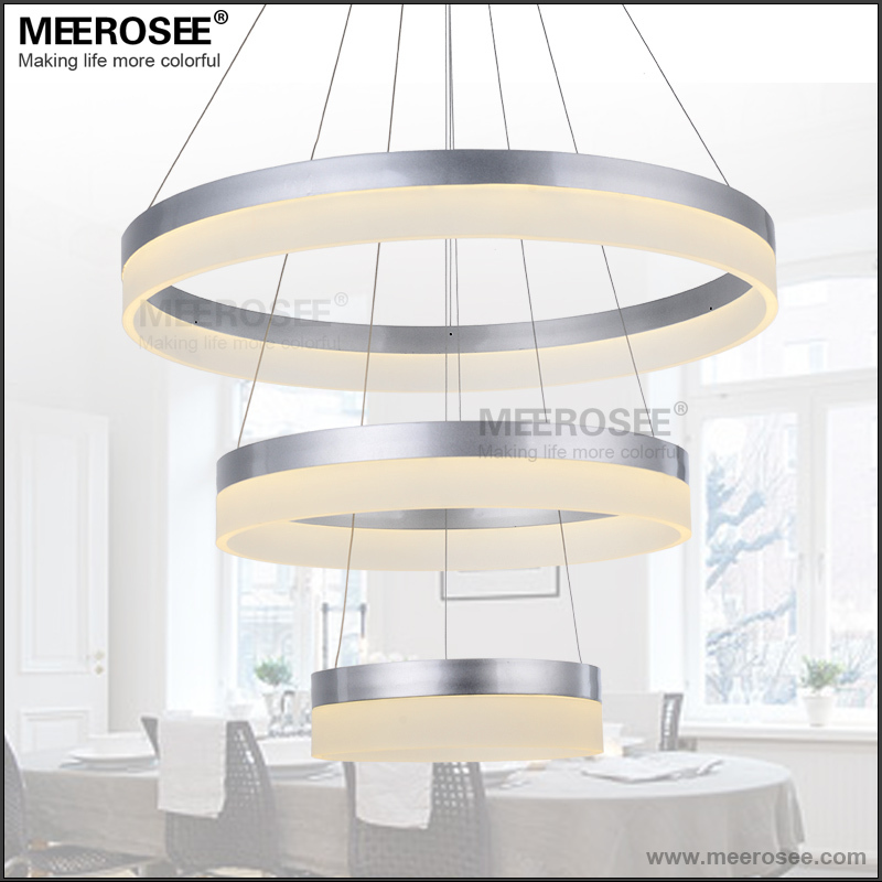 factory price led chandelier light modern arcylic led ring suspension circle light