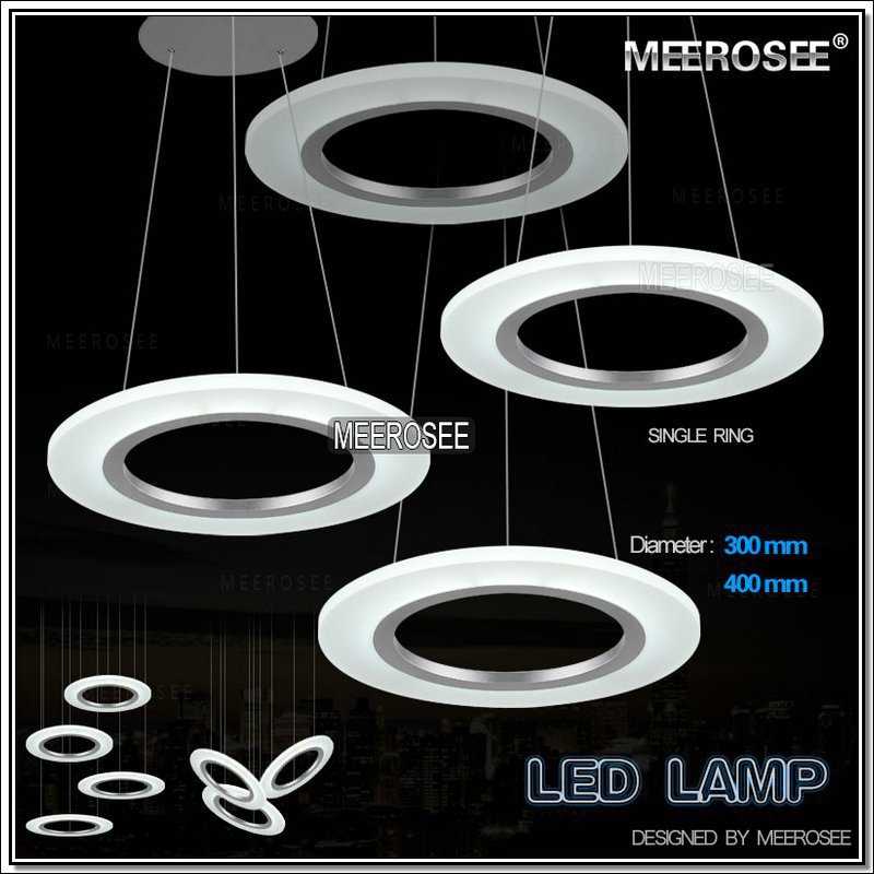 modern led ring chandelier light arcylic led chandelier suspension lighting fixture, circle led lighting new design md5057