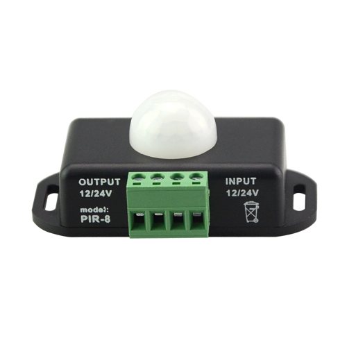 dc12-24v led pir sensor switch controller 6a human body induction power switch lighting sensor for 3528 5050 smd led strip