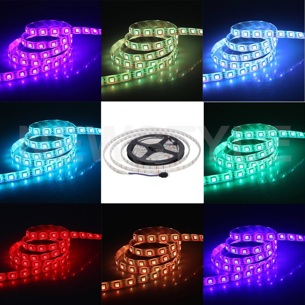 24v dc rgb 5050 flexible led strip red blue green yellow rgb color waterproof ip65 epoxy dc 24v led strip for truck
