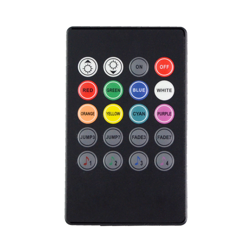 12v 6a 20 keys led music ir controller sound control 5050 3528 rgb led controller dimmer for rgb led strips string ribbon tape - Click Image to Close