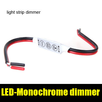 newest led strip light dc12v rf mini wireless switch controller dimmer with remote zm00185
