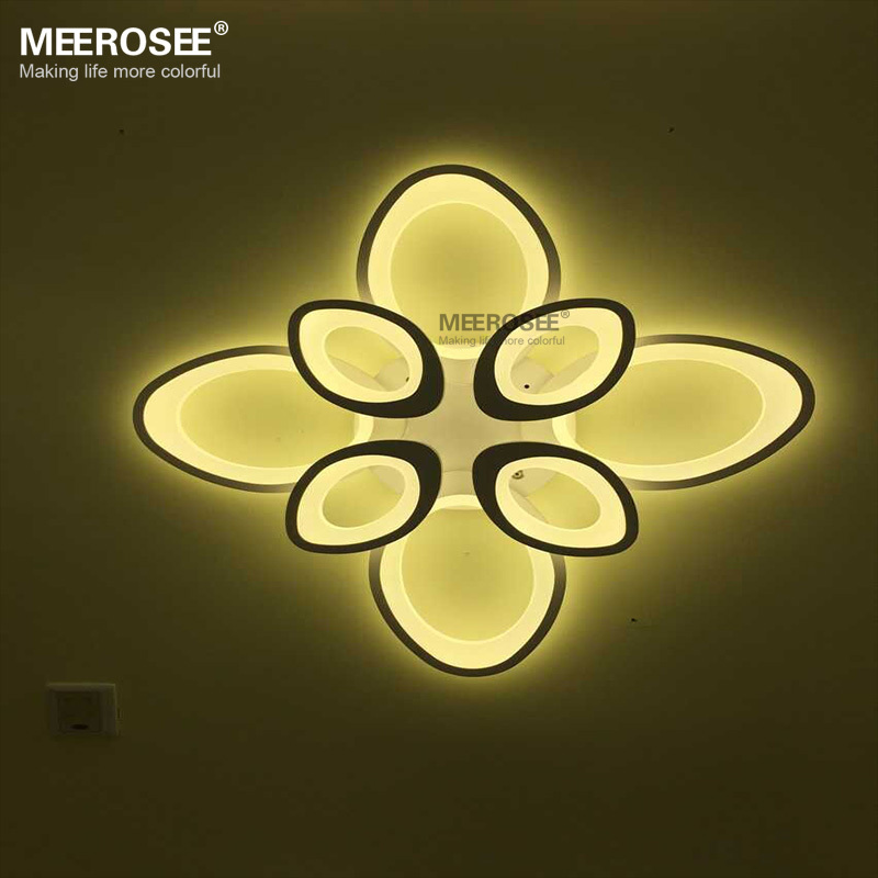flower shape led ceiling light fixture led lustre light led lamp modern light for living room, bedroom