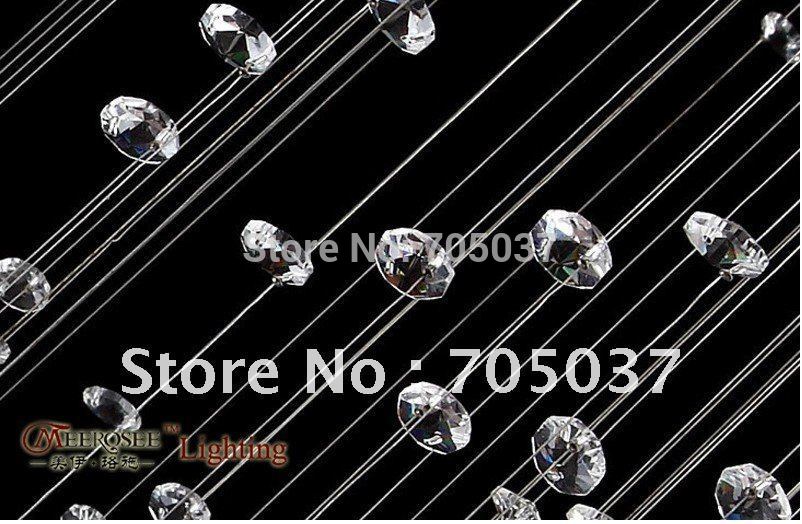 newest spiral crystal ceiling light lustres de sala crystal lamp home decoration lighting fixture with gu10 bulbs md2088