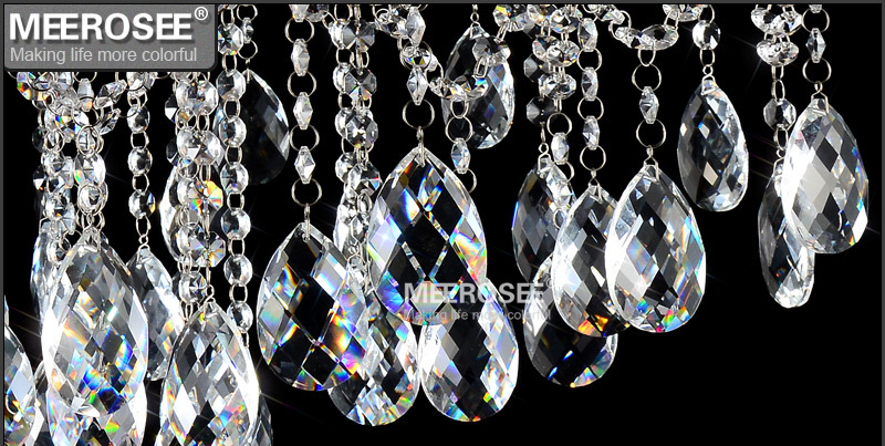 8 light crystal chandelier light fixture maria theresa led crystal luster lamp for lobby stair hallway project md8475