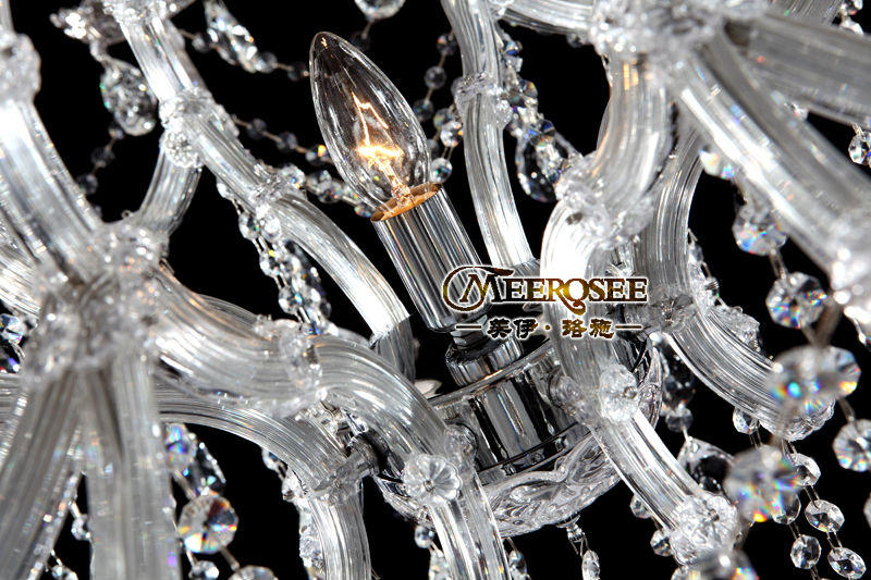 transparent large crystal chandeliers deckenleuchten fixture el maria theresa crystal pendelleuchte light for lobby, foyer
