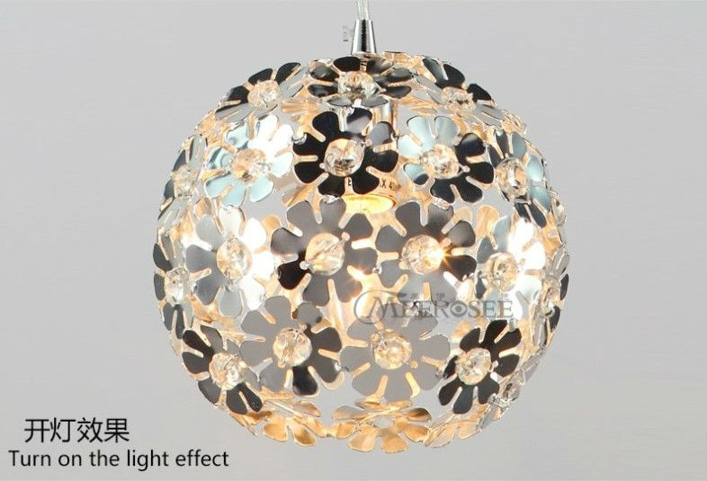 beautiful flower crystal pendant light / lamp/ lighting fixture for dining room, bedroom - Click Image to Close