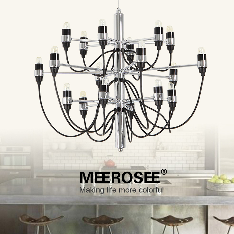 designer gino sarfatti chandelier light 18 bulbs lamp residential dinning lighting fixtures for pendant