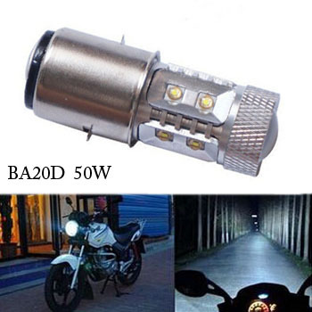 ba20d h6 motorcycle lights 50w dc12-24v high power fog taillight moped scooter headlight bulb 1pcs/lot zm01127