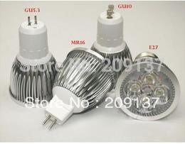 30pcs/lot dimmable high power 15w 12v 110v 220v gu10 e27 e14 mr16 led light bulb lamp spotlight lighting