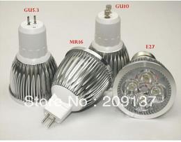 30pcs/lot gu10 gu5.3 e27 led 15w bulb lamp spotlight ac85-265v ce/rohs high power energy-saving warm/cool white,