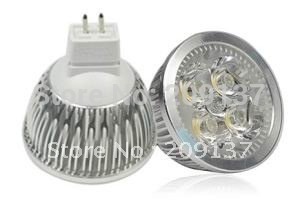 dimmable gu5.3 cree mr16 12w 4x3w warm cool white led spot light bulb spotlight spot lamp downlight 12v