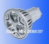 dimmable / non-dimmable 9w ce gu10 100pcs/lot high power led lamp,white led bulb light spotlight