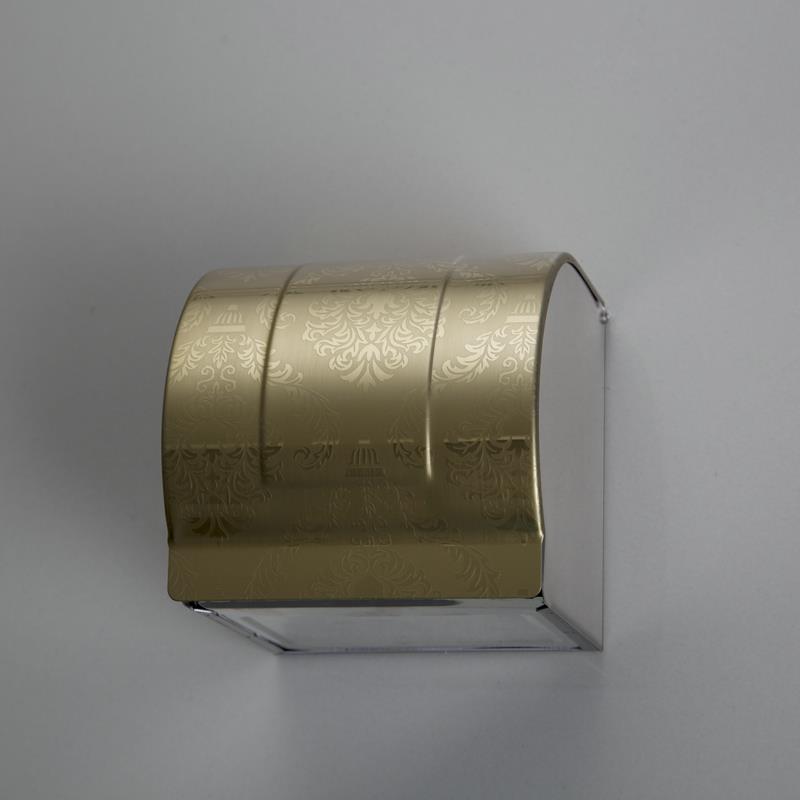 e-pack hello luxury 304 stainless steel golden polish lavatory /toilet paper holder suporte papel czj5106 wall mount tissue box
