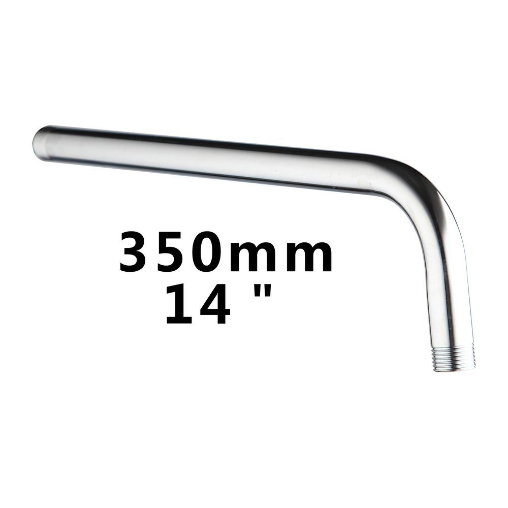 e-pak hello new arrival chrome polished shower arm 5622-35 stainless steel 350mm shower arm banho head bathroom accessories