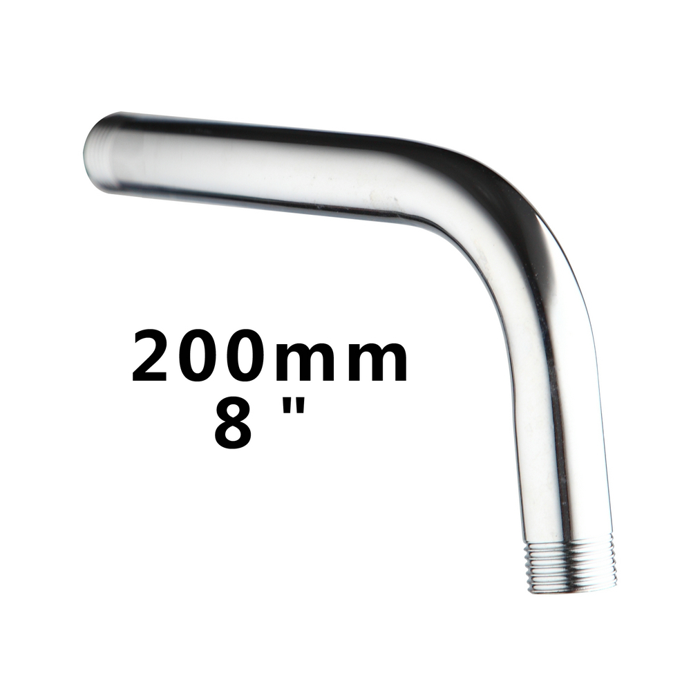 e-pak hello plated chrome top spray shower arm 5622-20/12 shower head mount supporting rod 200mm(8") long