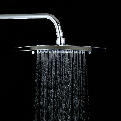 hello 8174 modern square 8" rain shower head faucet sprayer shower