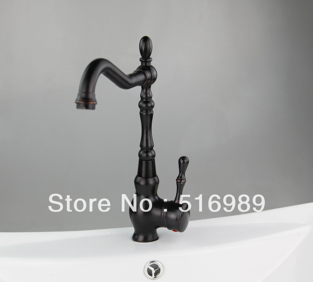 oil rubbed bronze brass bathroom kitchen sink washin cold mixer nozzle tap ls 0029