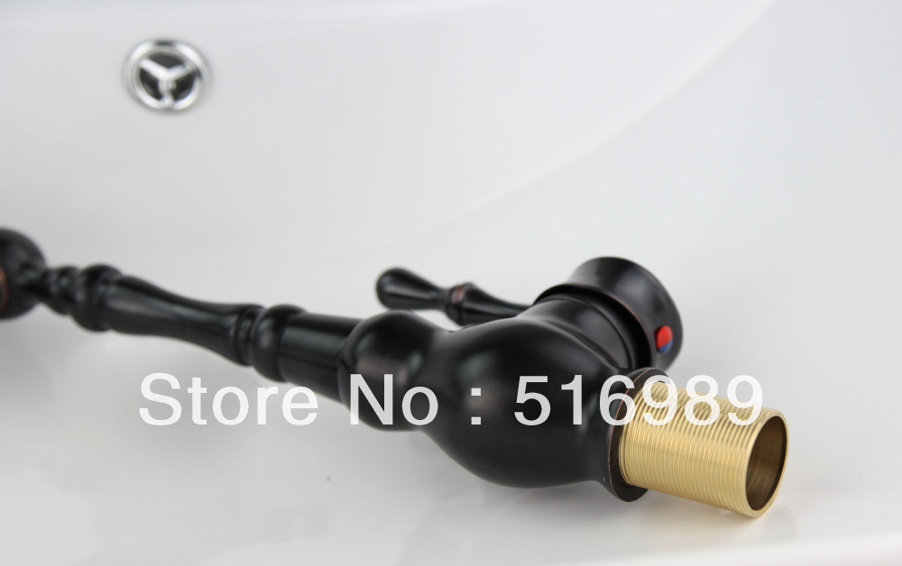 oil rubbed bronze brass bathroom kitchen sink washin cold mixer nozzle tap ls 0029