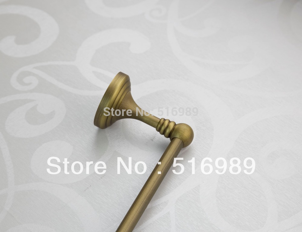 single layer wall mounted fashion antique brass finish bathroom accessories double towel bar,towel shelf tree822