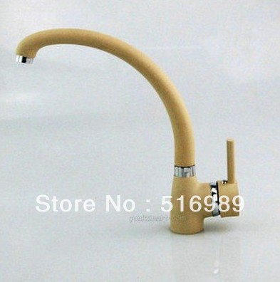 single hole spray painting kitchen sink brass mixer tap swivel faucet nb-1320