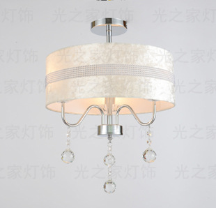 lustre de cristal crystal chandelier with 3pcs e14 lights lamp home decoration lighting - linear design 220-240v