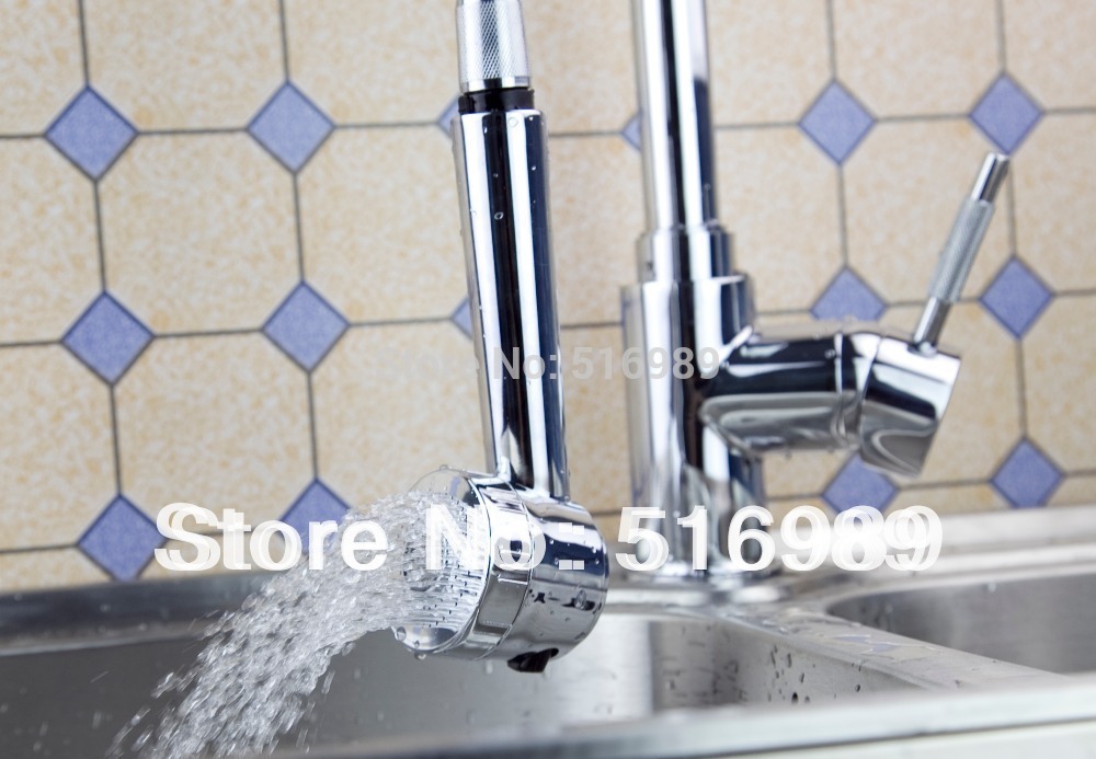universal swivel kitchen sink & basin faucet with chrome polished mixer torneira banheiro mak20