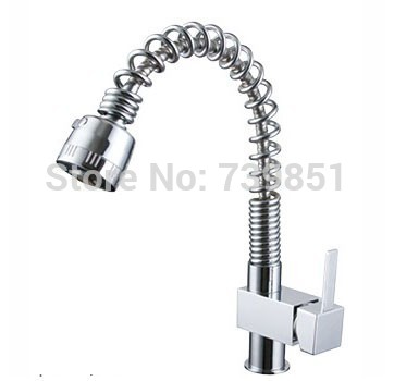 chrome deck mounted single handle kitchen faucet and cold mixer tap for sink torneiras cozinha faucets,mixers & taps