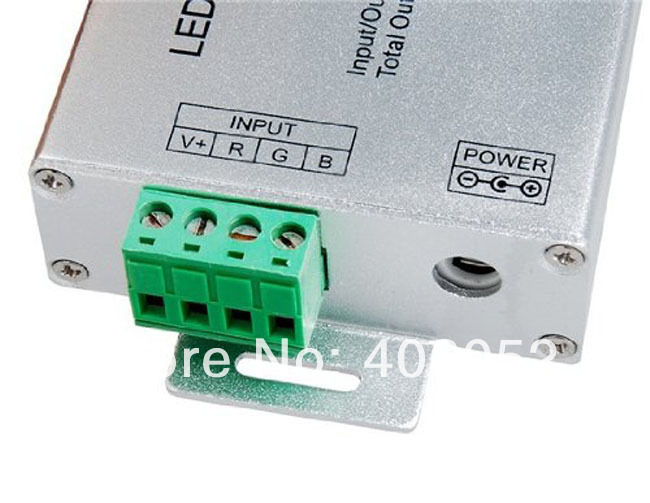 10pcs/lot dc12v led rgb amplifier controller for 3528&5050 smd rgb led strip light