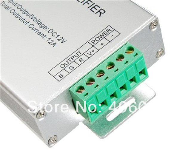 10pcs/lot dc12v led rgb amplifier controller for 3528&5050 smd rgb led strip light