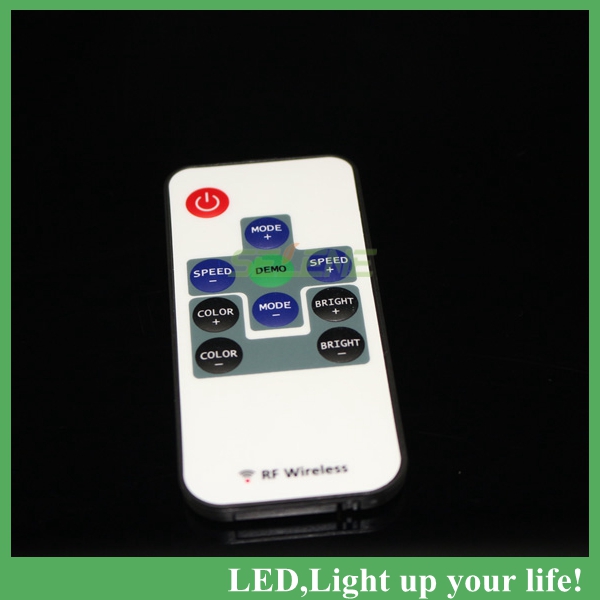 50pcs/lot mini rf wireless remote led dimmer controller for rgb led light strip smd5630 smd5050 smd3528
