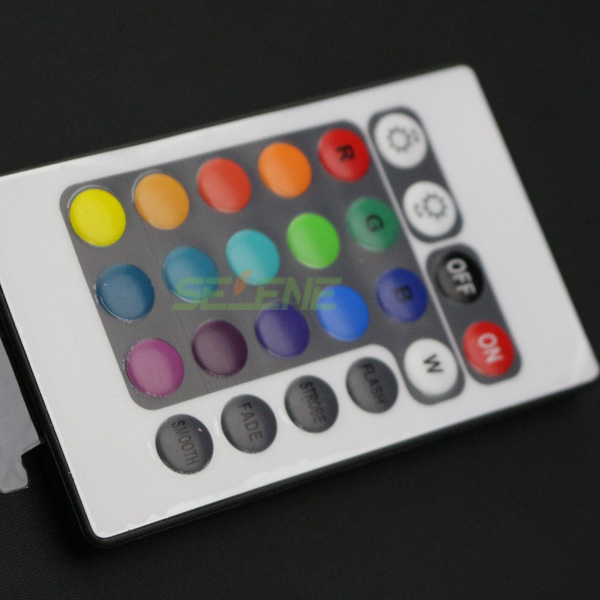 5pcs mini 24key led controller rgb color with remote control mini dimmer for 5050 / 3528 led strip lights 12v