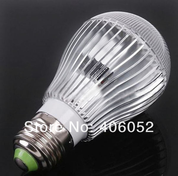 e27 10w high power rgb led bulb lamp colors changing + remote controller