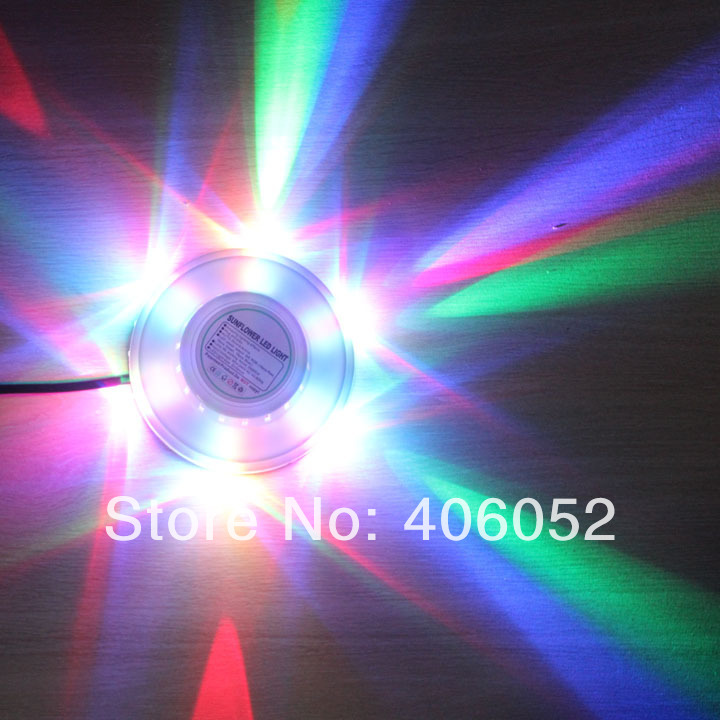 indoor light 8w 48leds rgb led lamp ufo party light mini rgb stage lights wall lighting for home decoration