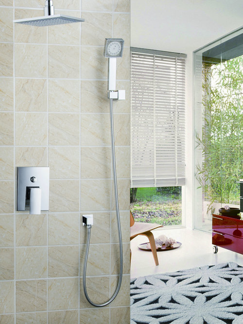 led light 8" ceiling mount rain shower head hand shower spout 57706a bathtub chrome sink shower set torneira tap mixer faucet