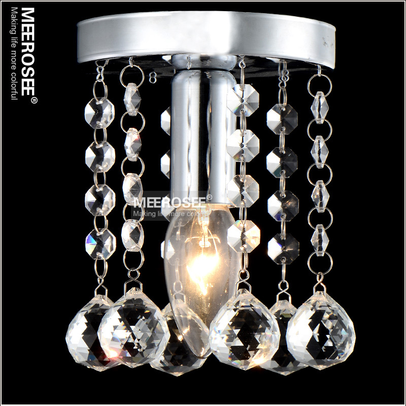 5 inch crystal chandelier light fixture crystal lustre lamp crystal light for aisle hallway porch corridor staircase